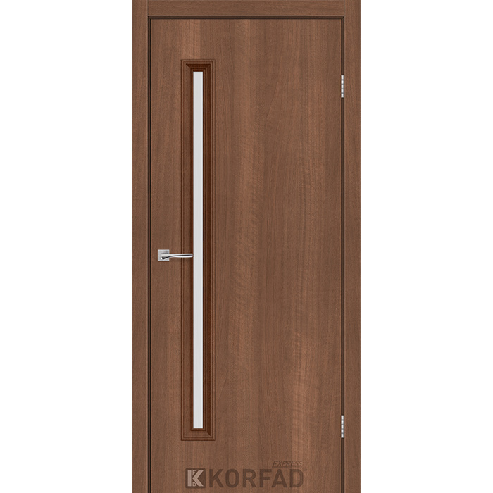 Межкомнатные двери Корфад Экспресс Corner Glass-01 Ольха Горная Изображение