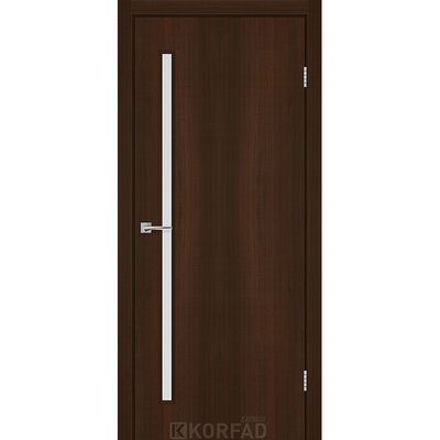 Межкомнатные двери Корфад Экспресс Corner Glass-03 Каштан Бурбон Изображение