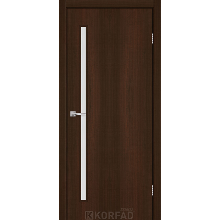 Межкомнатные двери Корфад Экспресс Corner Glass-03 Каштан Бурбон Изображение