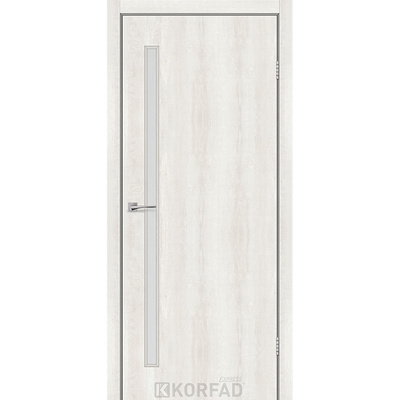 Межкомнатные двери Корфад Экспресс Corner Glass-03 Ясень Шелковый Изображение