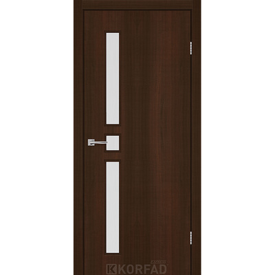 Міжкімнатні двері Корфад Експрес Corner Glass-05 Каштан Бурбон Зображення