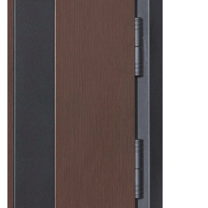 Входные двери Булат Термо Хаус 1200 710/265 Венге темный/Уличная белый атласный Изображение